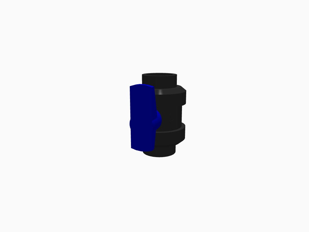 PVC Ball Valve 40mm Union