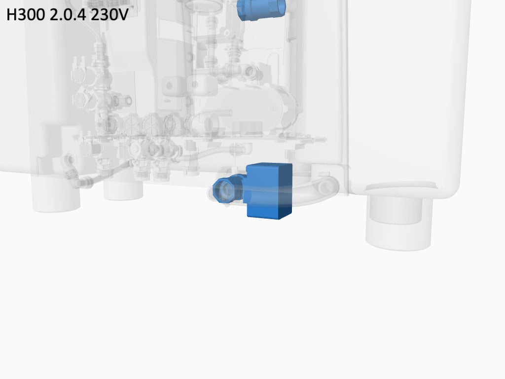 T1/T2 & T3 waste valve 1" x 24V, NC