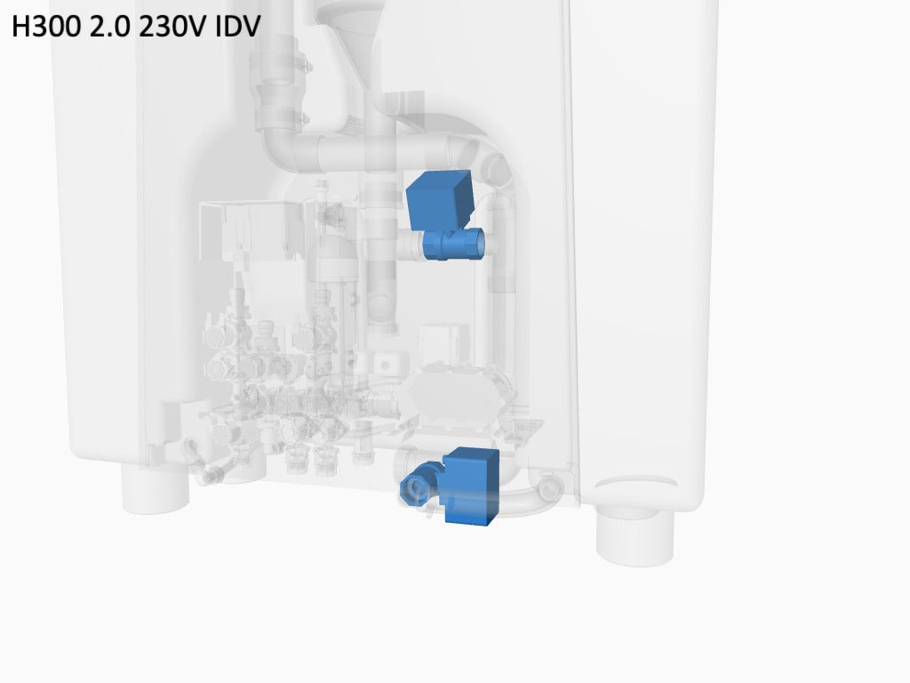 T1/T2 & T3 waste valve 1" x 24V, NC