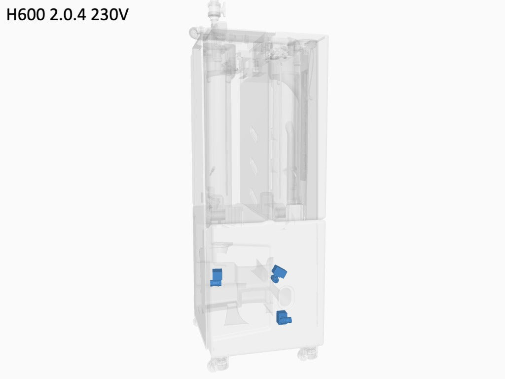 T1/T2 & T3 waste valve 1" x 24V, NC
