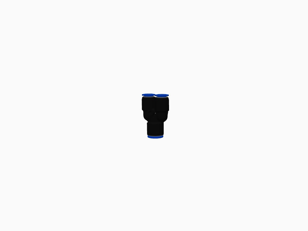 Festo 12mm x (2) 10mm Y-Connector