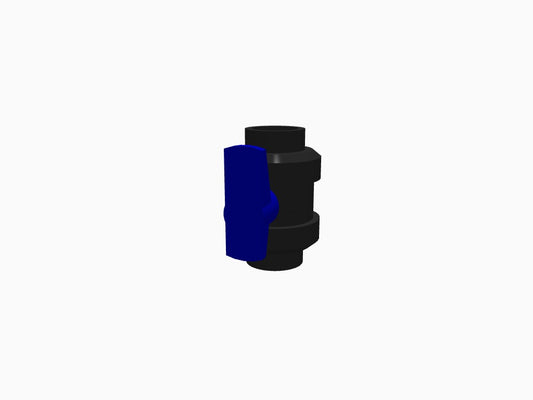 PVC Ball Valve 40mm Union